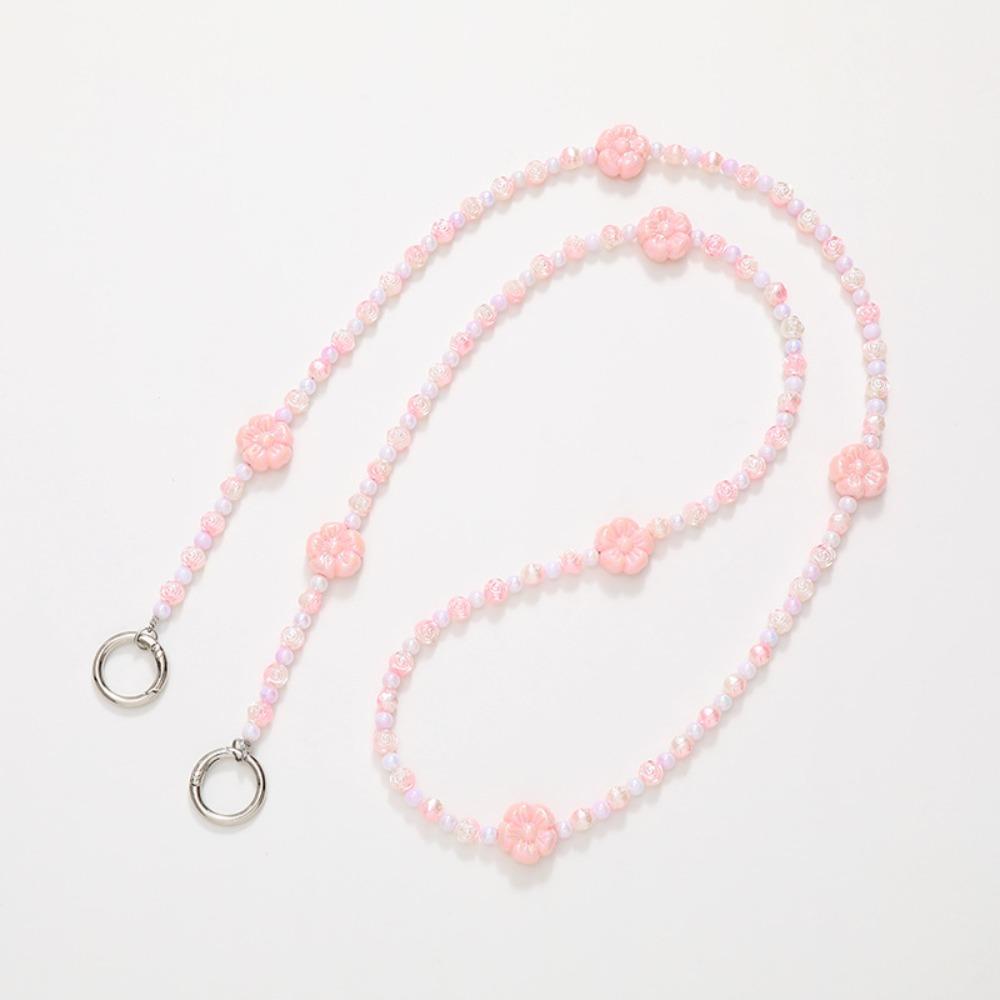 Сумка-цепочка через плечо ремешок для мобильного телефона Цветочные бусины шейные ремешки для телефона Чехол для телефона Подвесной