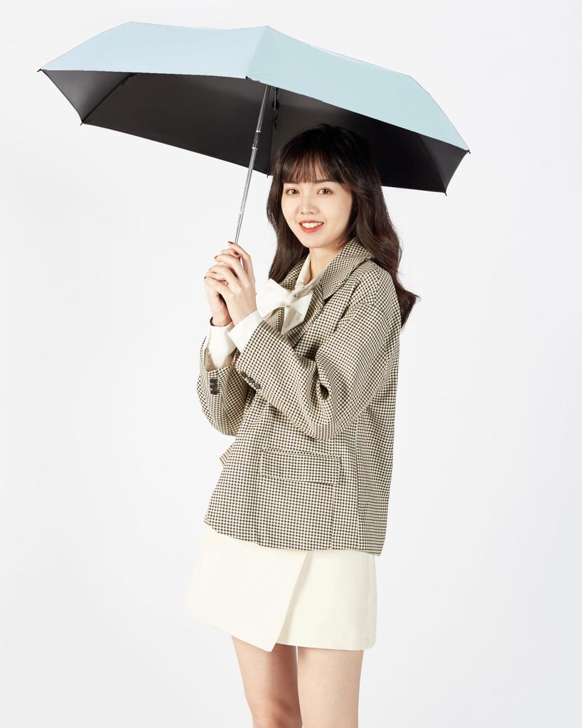 UV Protection Rate Completely Heat Automatic Folding Folding UV Wind Water Suitable for Both Sun and Convenient To Day Parasol, Ultra-lightweight,