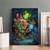 Hearthstone игры анимационные фильмы персонажи картинки для гостиной 80 s ретро искусство домашний декор стены холст живопись печать плакаты