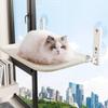 Маодурфул Кровать для кошки на окно Грузоподъемность Сильная адсорбция для нескольких Складной Снятие стресса у кошки Всесезонный гамак, 20 кг, Кошки, Кровать,