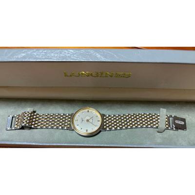 Б/у Кварцевые часы LONGINES комбинированного цвета