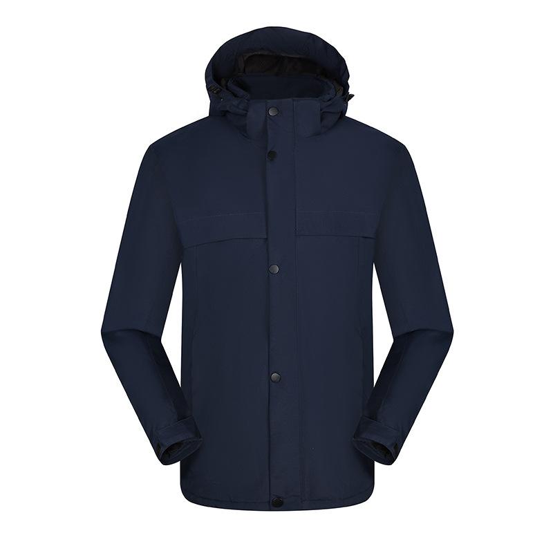 Зимняя вельветовая хлопковая одежда Ветрозащитная теплая куртка Для улицы Водонепроницаемая одежда для альпинизма Общественная куртка Мужская куртка