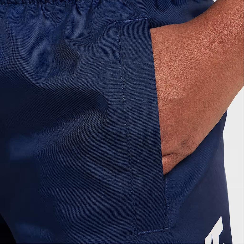 Nike Лого Эластичные шорты Детские шорты Синие HF8138-410