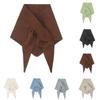 Women's Wool Knitted Triangular Scarf Shawl Scarf