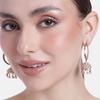Очаровательные женские серьги Jhumki с покрытием из розового золота и CZ