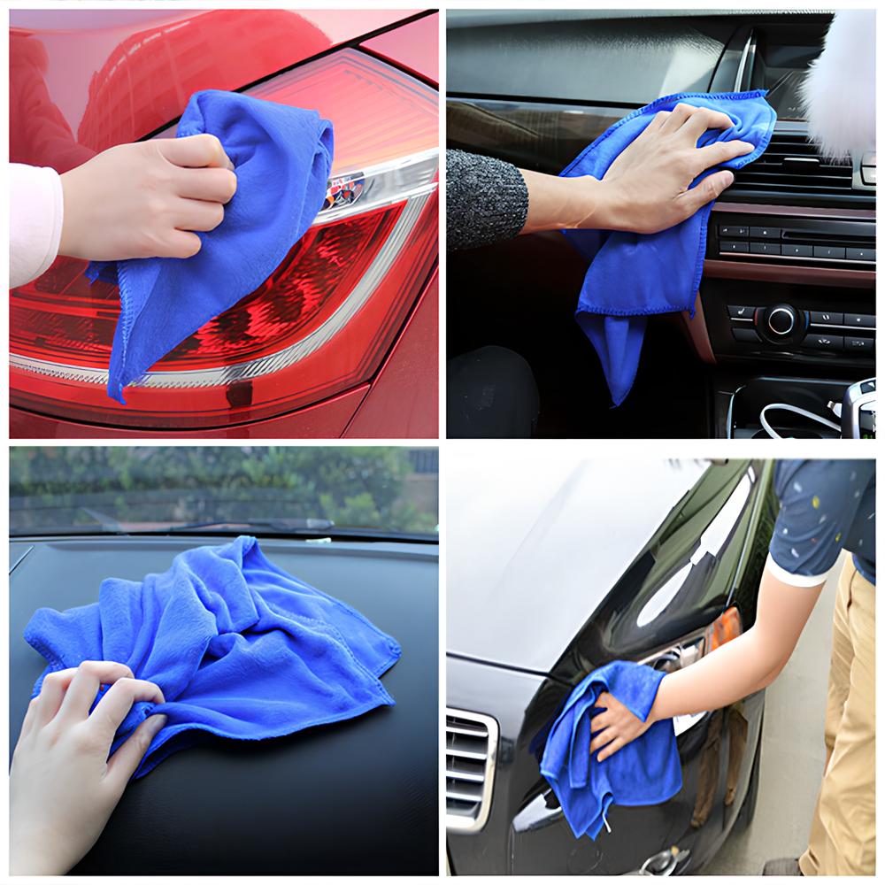 Пятно ржавчины впитывающее полотенце утолщенная микрофибра замша салфетки авто автомобиль мото чистка уход за краской мытье косметические принадлежности инструменты наклейка