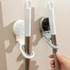 3 шт. Настенный держатель для швабры, вешалка, прочный держатель, экономия места, зажим для метлы, вакуумная присоска, держатель для метлы, чистящие средства