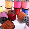 3mm Colored Korean Deerskin Suede Cord - Eco-Friendly Handmade Hanging Rope