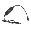 USB C Type C 5V to 1.2V 3V 4.5V 6V 7.5V 9V 12V 2.5mm/3.5mm/4.0mm/5.5mm Adjustable Voltage Cable Step Up Down Converter Cord