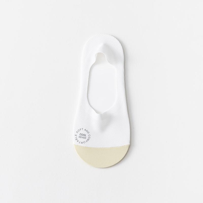 Женские летние ультратонкие хлопковые носки с ледяным экраном для глаз, дышащие, с невидимой пяткой