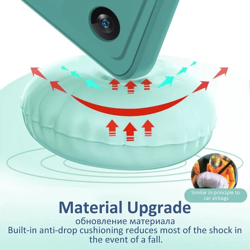 Square Liquid Silicone Soft TPU Case For Xiaomi Redmi Note 13 12 11 Pro Plus 12S 11S K70E 13C Poco X5 X6 Pro 5G 4G Full Protection TPU Back Cover