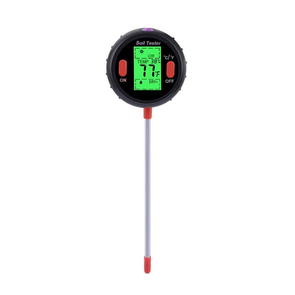 Soil Tester Multiple Function Large Screen Electronic Digital Display Soil Moisture PH Temperature