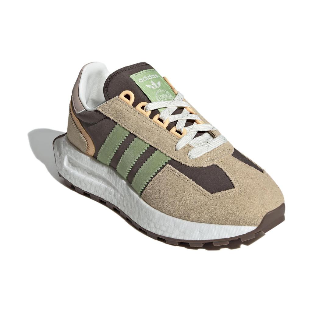 New Adidas Originals Retropy E5 Low Top Casual Running Shoes Women's Brown Green IF3939