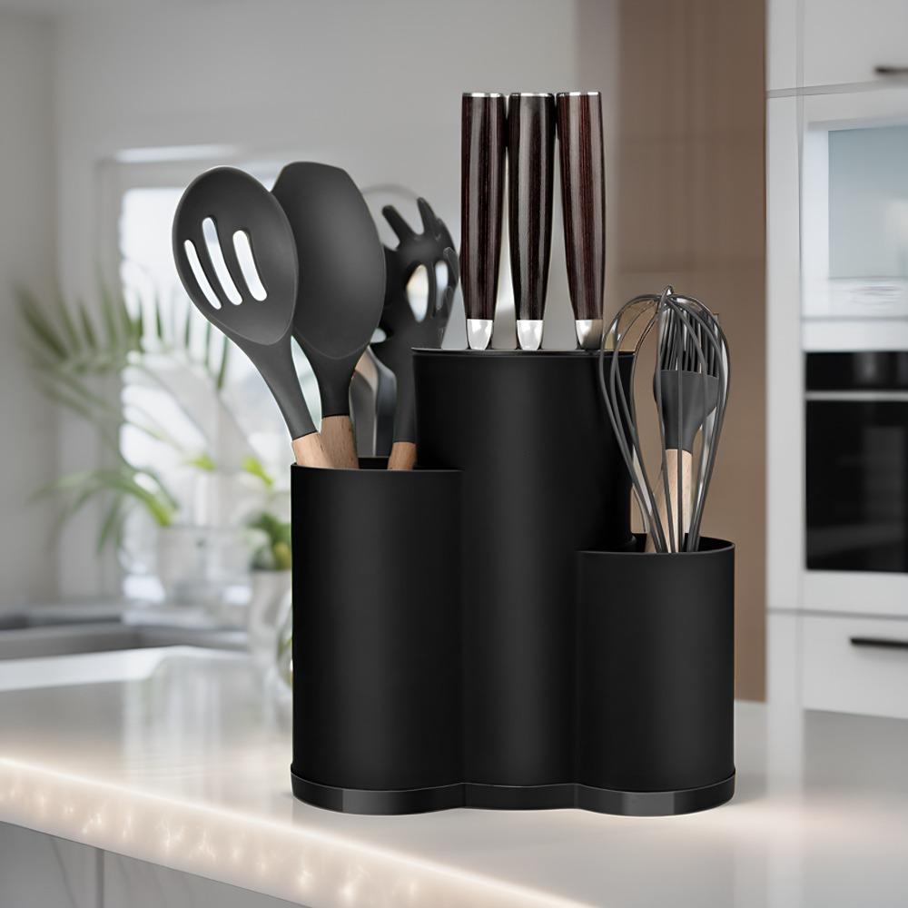 2/3 Grid Kitchenware Drain Rack Universal Flatware Storage Box Household Knives Holder Chopsticks