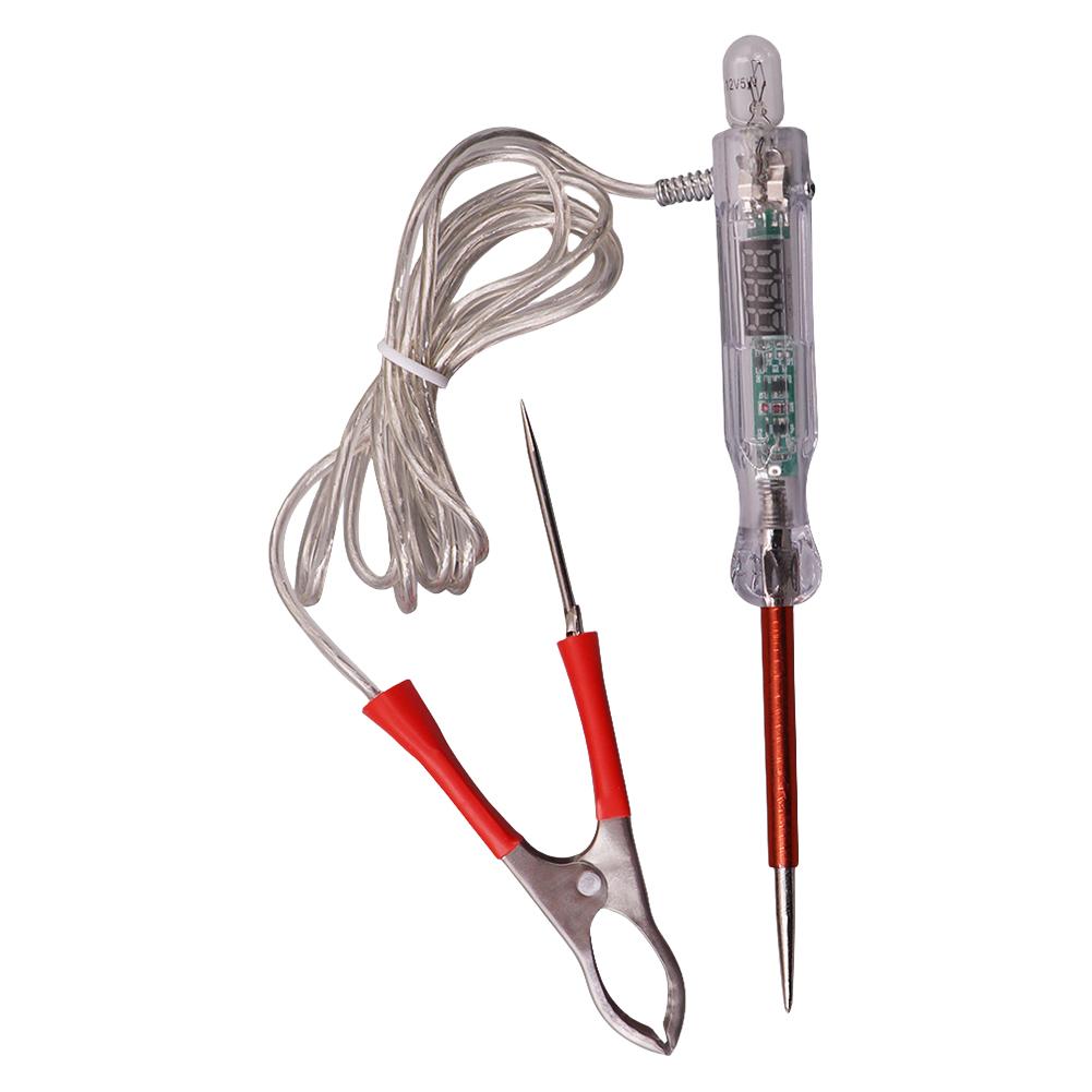 6 В/12 В/24 В автоматический световой зонд, ручка с цифровым дисплеем, детектор цепи лампы грузовика, тестер автомобильных цепей, инструменты для диагностического тестирования автомобиля