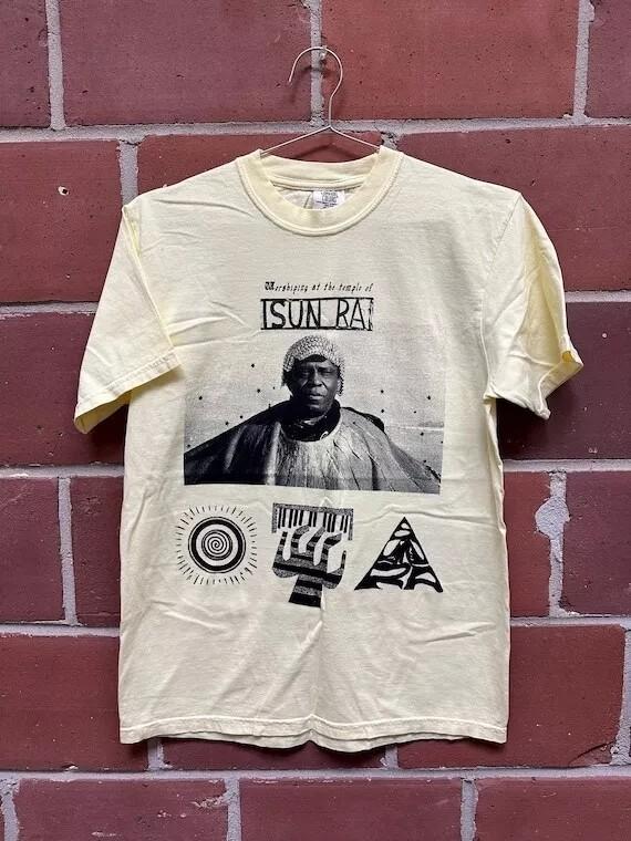 Sun Ra Art Graphic short sleeve Unisex T shirt Reprint digital tee vtg S5XL Unisex T-Shirt
