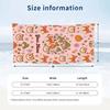 Autumn Fox Fantasy Theme Quick Dry Beach Towel Custom Name Text Print Large Sand Resistant Towel Beach Vacation