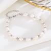 Niche Temperament S925 Sterling Silver Freshwater Pearl Bracelet: High-End Luxury, Unique Personality for Women