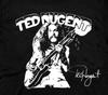 Винтажная черная унисекс футболка Ted Nugent Super Star из хлопка
