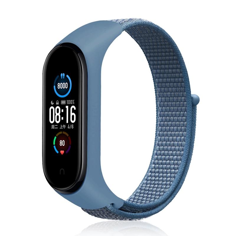 Нейлоновая плетеная петля Solo для Xiaomi Mi Band 5 6, ремешок-браслет, ремень Mi Band 3 Mi Band 4, браслет для Xiaomi Mi Band 6, 5, ремешок для часов