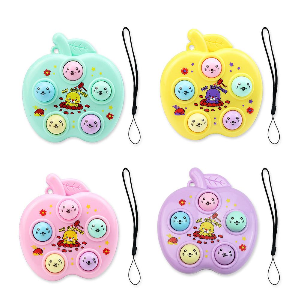 Декомпрессионная игрушка-молоток, игрушка для стукания, ручная игра «Ударь крота», декомпрессионный брелок для взрослых, игрушка для координации рук и глаз