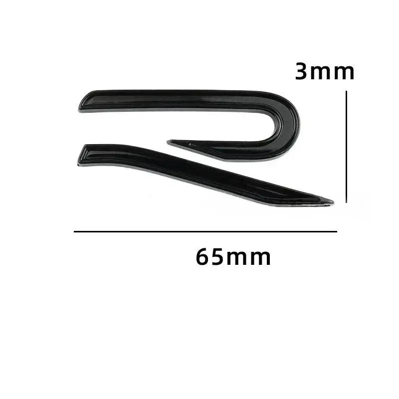 Металлические Наклейки R Car Наклейка на Багажник для R Line Golf 8 Beetle Scirocco Passat Sharan Tiguan Jetta Наклейка на Крыло Боковая