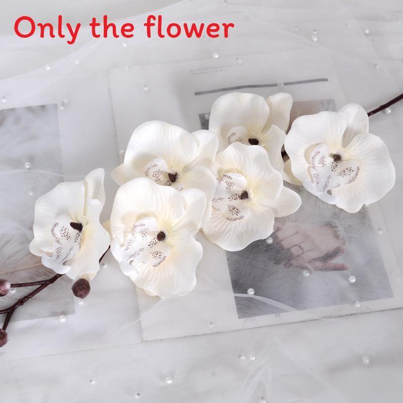 Multicolour Phalaenopsis Simulation Flower Bouquet  For Home And Decor Event