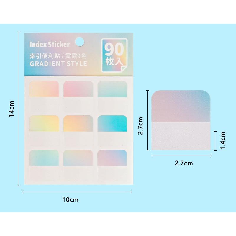 60/90/180 шт. Индексные вкладки многоцветные наклейки для классификации канцелярские индексные этикетки наклейки для заметок блокноты заметки