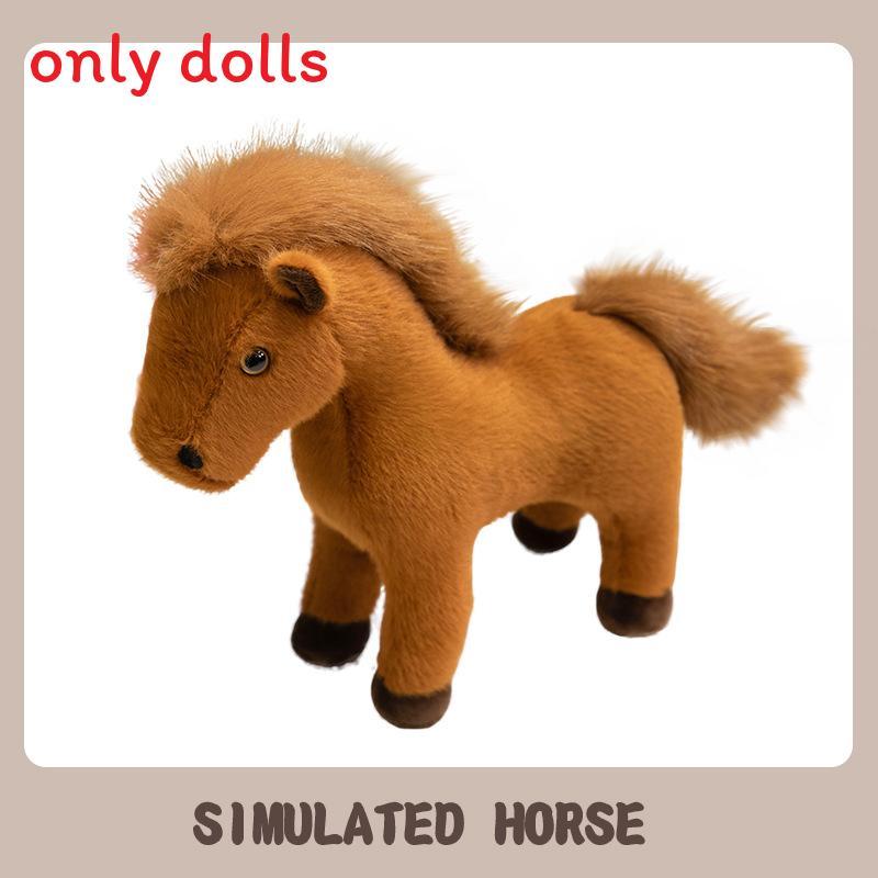 Plush Pony Toy Gift For Kids With Soft Pp Cotton Filling For Comfort And Play