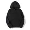 220g Solid Color Fleece-Lined Hooded Sweatshirt Unisex Loose Fit Casual Pullover Fall