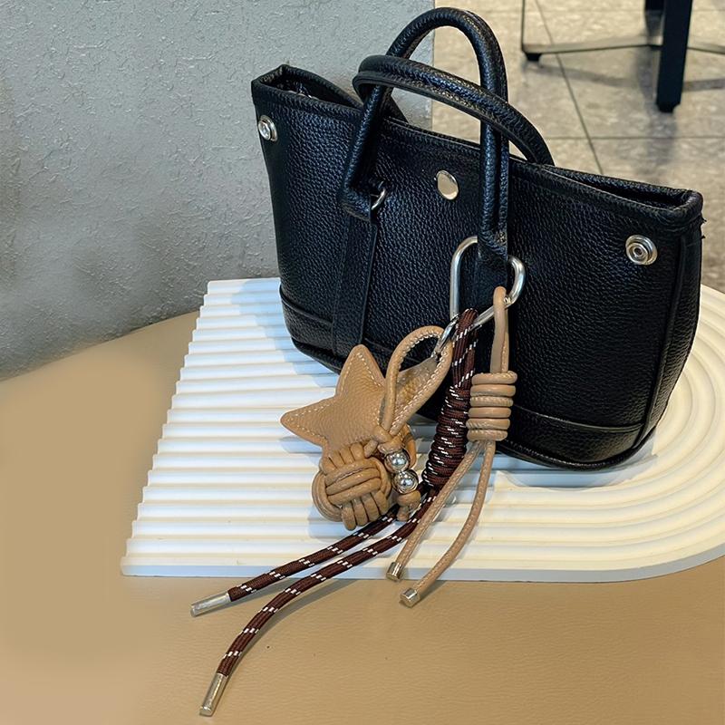 Yogodlns Плетеный шар Мини-рюкзак Подвеска для сумки-тоут Подвеска для сумки Аксессуары для сумок