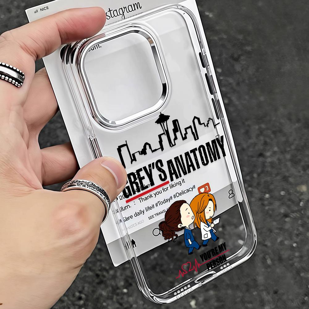 TV G-Greys AnatomyS You Are My Person Phone Case For Samsung Galaxy A73 A16 A35 A55 A25 A15 A56 A54 A36 A34 A24 A26 4G 5G Cover