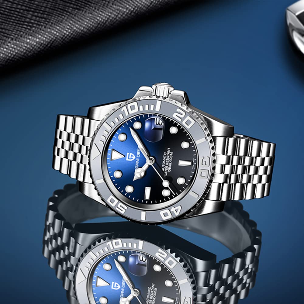 Pagani Design Сделано в SEIKO NH35 Автоматические Механические Часы с Водой Керамика Нержавеющая сталь Сапфир Pagani Design Мужские Часы, Япония, Механизм,