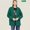 Benetton Embroidered Check Jacket Bajk52431