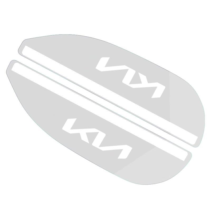 AABIV1 2Pcs Car Rearview Mirror Rain Eyebrows Rainproof Cover For KIA RIO Soul EV6 EV9 Sorento Ceed Niro EV3 Stinger K5 K9 Stonic Forte