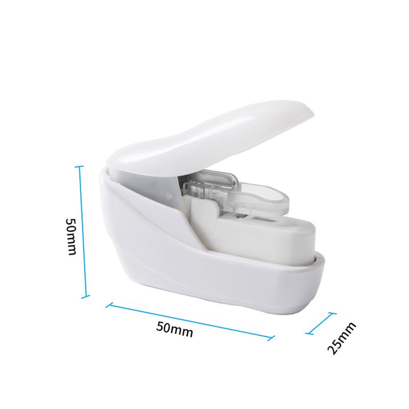 Book Paper Stapling Mini Portable Stapleless Stapler School Office Supplies