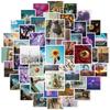 50 Summer Small Fresh Ins Landscape Picture Doodle Creative Stickers Diy Luggage Car Decoration Sticker Paper