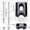 Dirt Pit Bike Handlebar Risers 22mm 7/8” Handle Bar Mount Clamp Risers for MX650 BTX200 CT200U MB200 GMB100 CRF 80 110 XR/CRF SSR 110 125 Universal