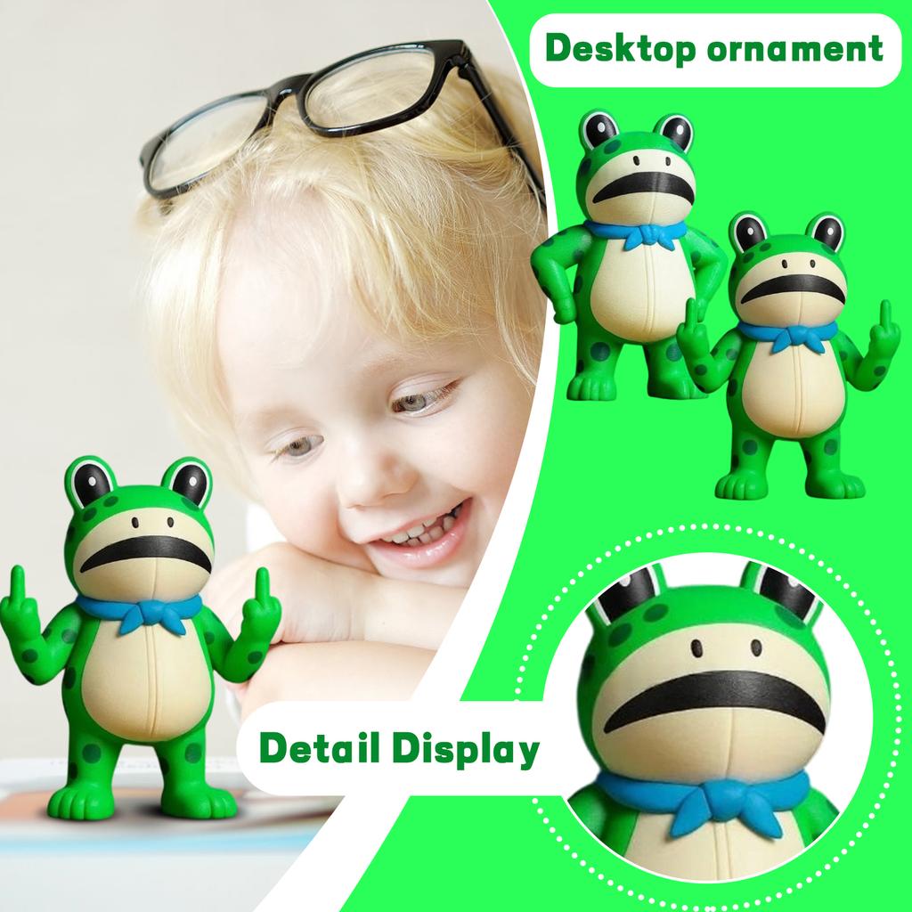 Funny Portland Protest Frogs Symbolic Meme-Inspired Art Toy, Cultural Collectible Figurine, Street Protest Character Design