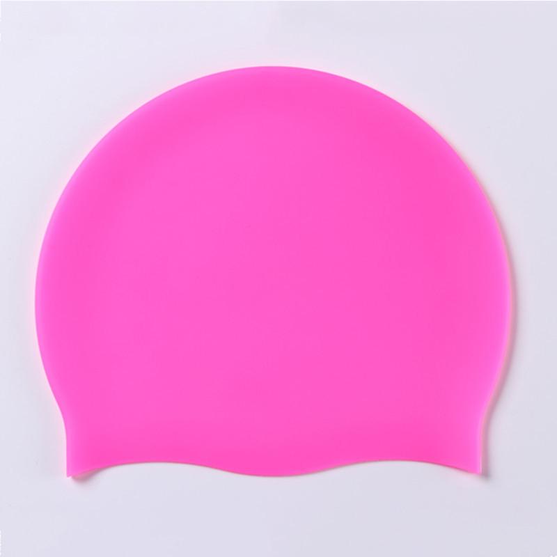 Силиконовая шапочка для плавания для мужчин и женщин, водонепроницаемая цветная спортивная высокоэластичная шапочка для плавания в бассейне для взрослых, шапка для дайвинга