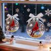 Nature Bird Faux Crystal Glass Ornament Handmade 3D Bird Clear Plastic Christmas Ball Ornament Holiday Decor