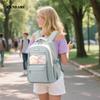 FANDARE Женский корейский рюкзак для девочек, для старшеклассников, учеников средней и начальной школы, большой вместимости, формата А4, водоотталкивающий