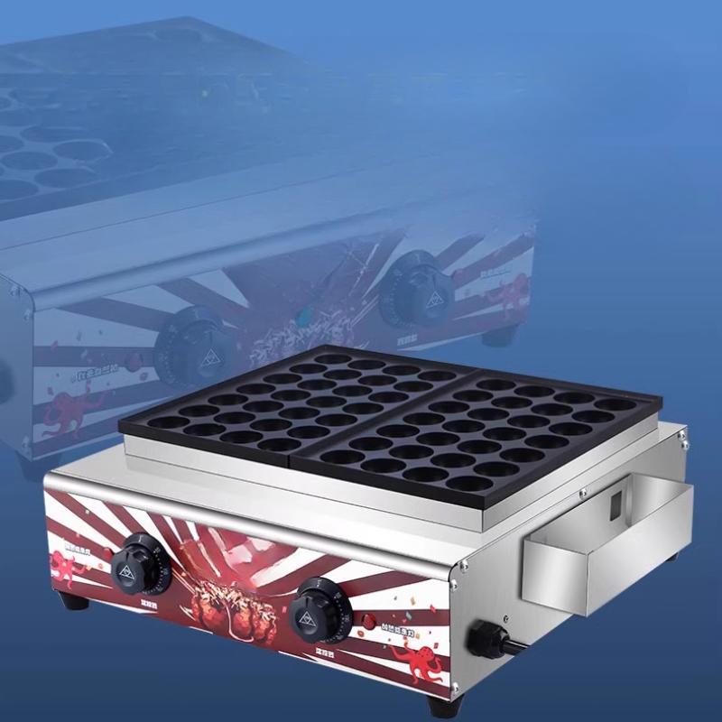 220V Commercial Electric Takoyaki Maker Grill Octopus Meat Ball Baking Machine Non-stickr Snack Machine