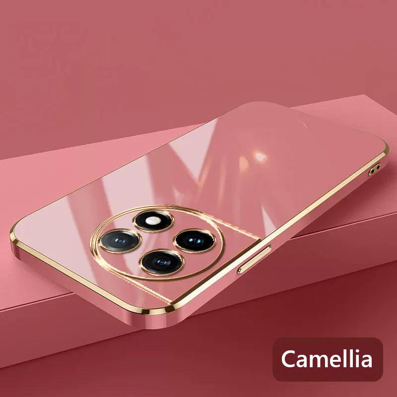 Роскошный чехол для телефона с квадратным покрытием для OnePlus 11 11R OnePlus11 OnePlus11R One Plus 11 5G противоударная мягкая силиконовая задняя крышка