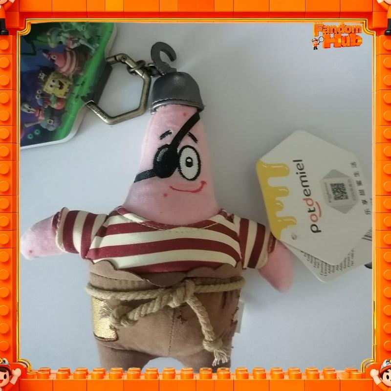 Spongebob Patrick Pirate Mermaid Plush Keychain Stuffed Doll Bag Pendant Toy Gift