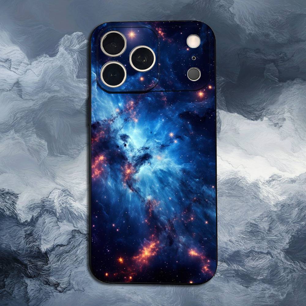 Космос Для Галактики Вселенной Для iPhone 13,16,11,14,17,12,15,Plus,Pro Max,XS,X,XR,SE,Mini,8,7,Чехол Для Телефона Мягкий Силикон Черный