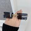 Минималистичные квадратные дизайнерские солнцезащитные очки женские мужские маленькая оправа цветные солнцезащитные очки женские мужские бренд мода Oculos De Sol