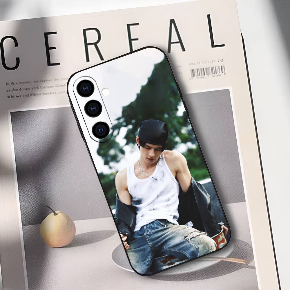 Чехол для телефона N-Nick He Yu Jin Chao для Samsung Galaxy A73, A72, A71, A70, A53, A52, A51, Мягкий силиконовый черный чехол
