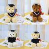 Академическая шапочка Плюшевый мишка Плюшевая мягкая игрушка Кукла Декор комнаты Подарок на день рождения Детям