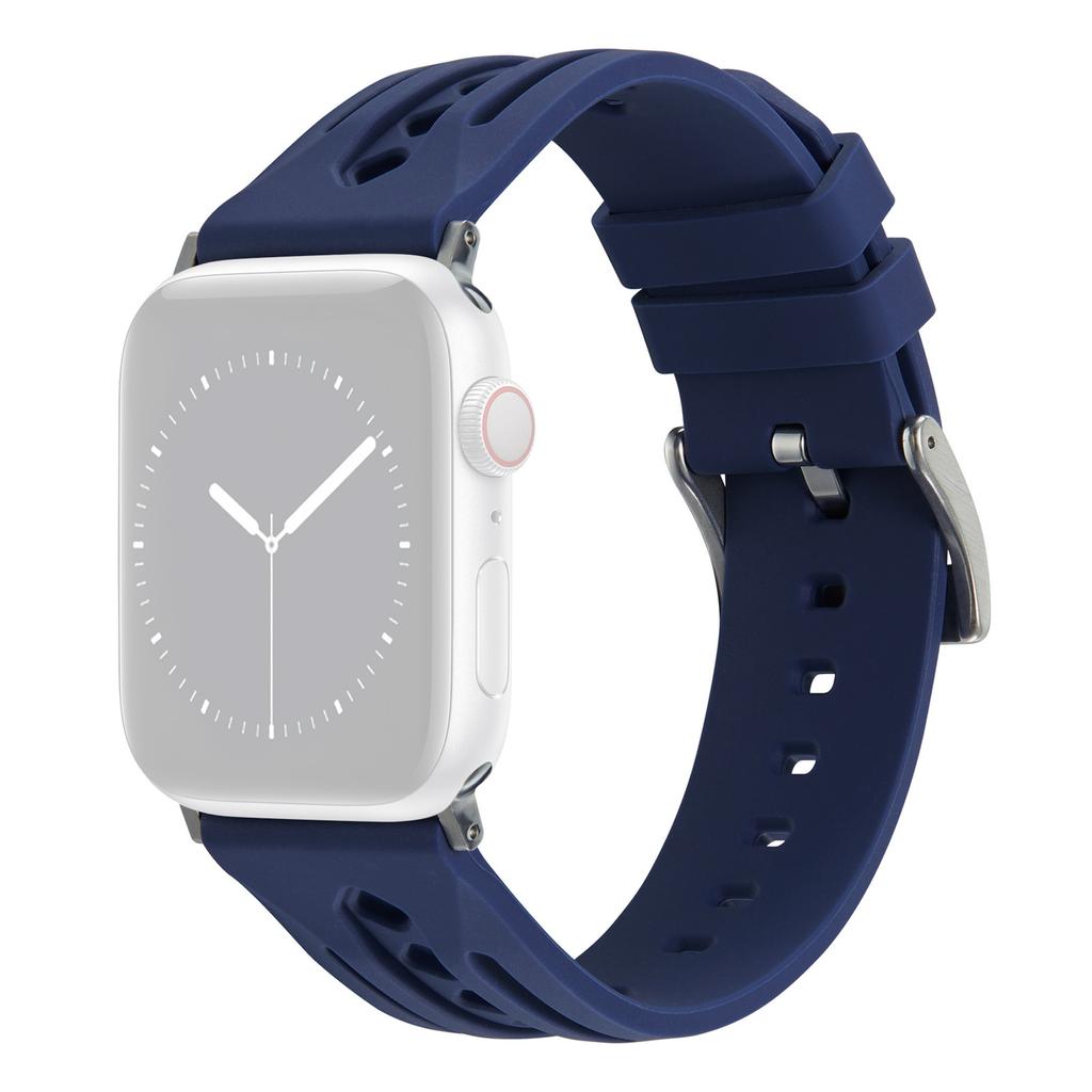 Watch Strap For Apple Watch Series 10 42mm/9 8 7 41mm/SE (2023) SE (2022) SE 6 5 4 40mm/3 2 1 38mm Hollow Silicone Band